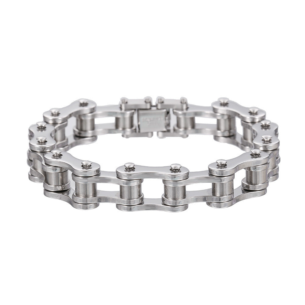 Moto Mafia Stainless Steel Motorcycle Chain Bracelet