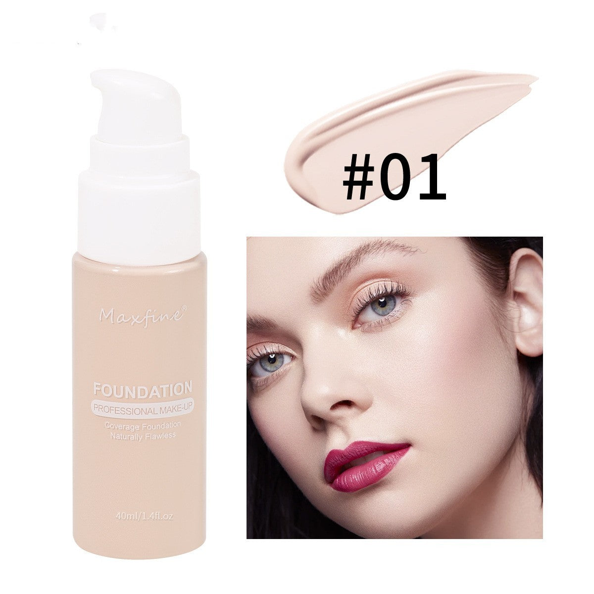 12 Color Waterproof Liquid Foundation