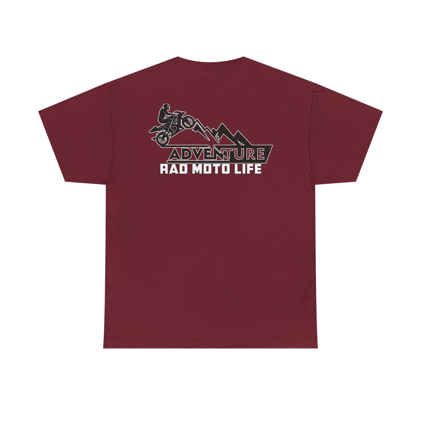 Adventure, Rad Moto Life, Heavy Cotton T-Shirt
