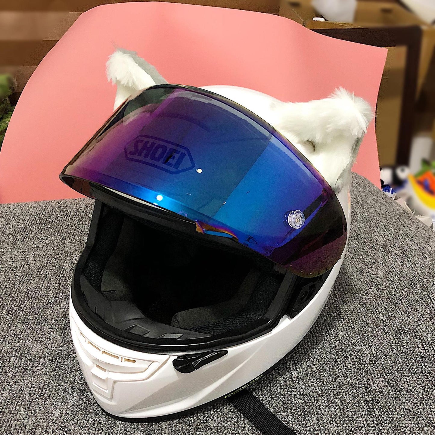 Moto Helmet Ears