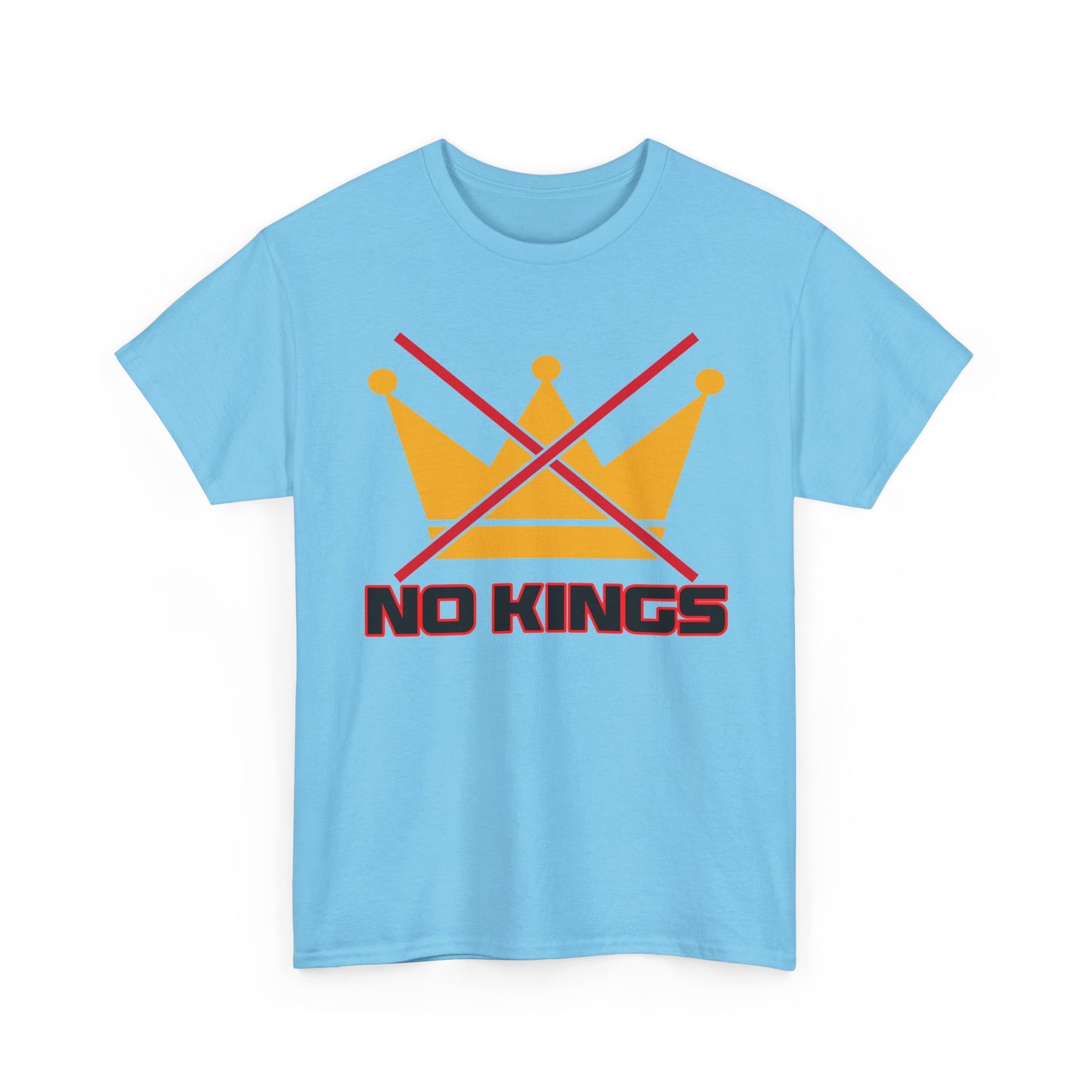 No Kings Unisex Tee - Graphic Printed T-Shirt