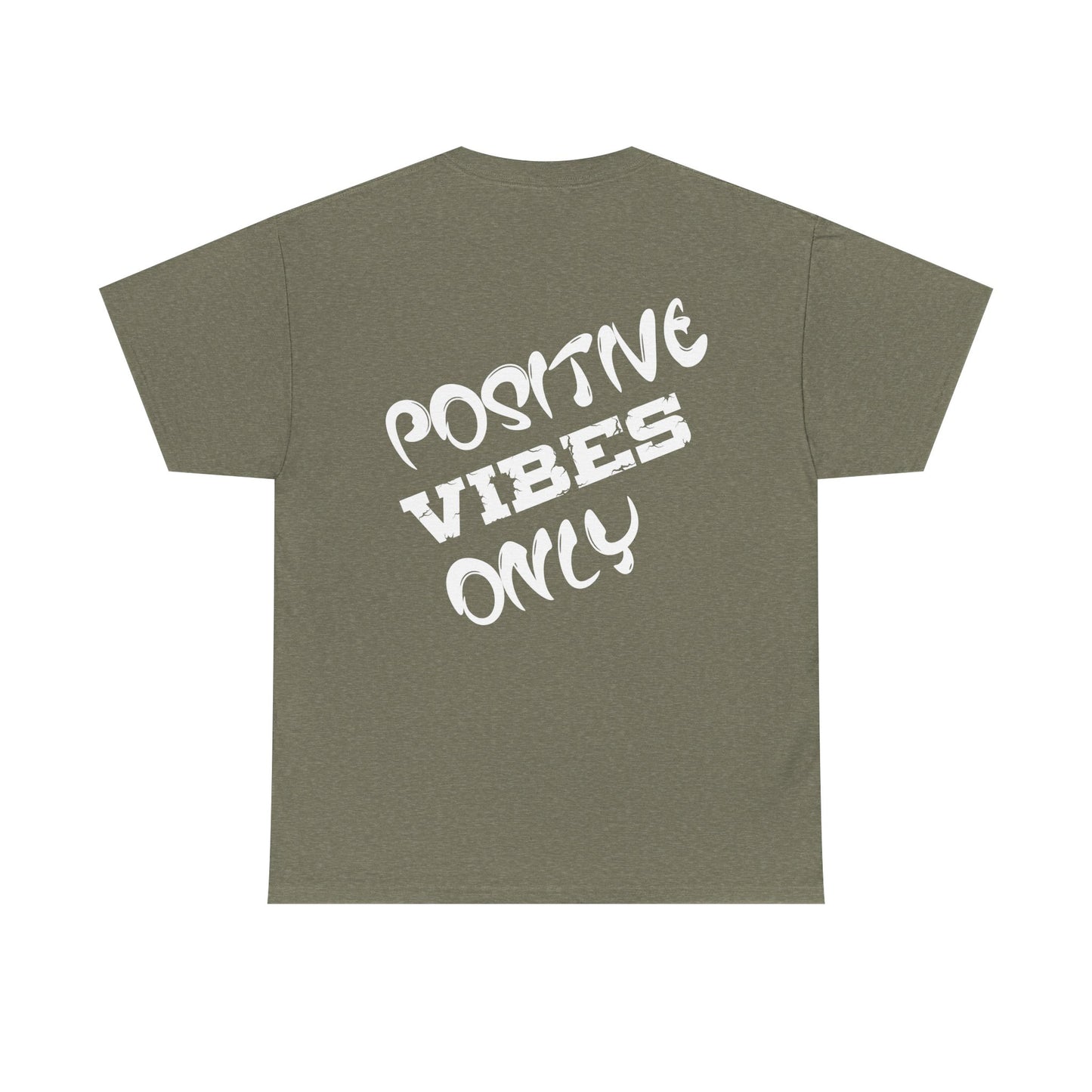 Positive Vibes Only, Rad Moto Life, Heavy Cotton T-Shirt