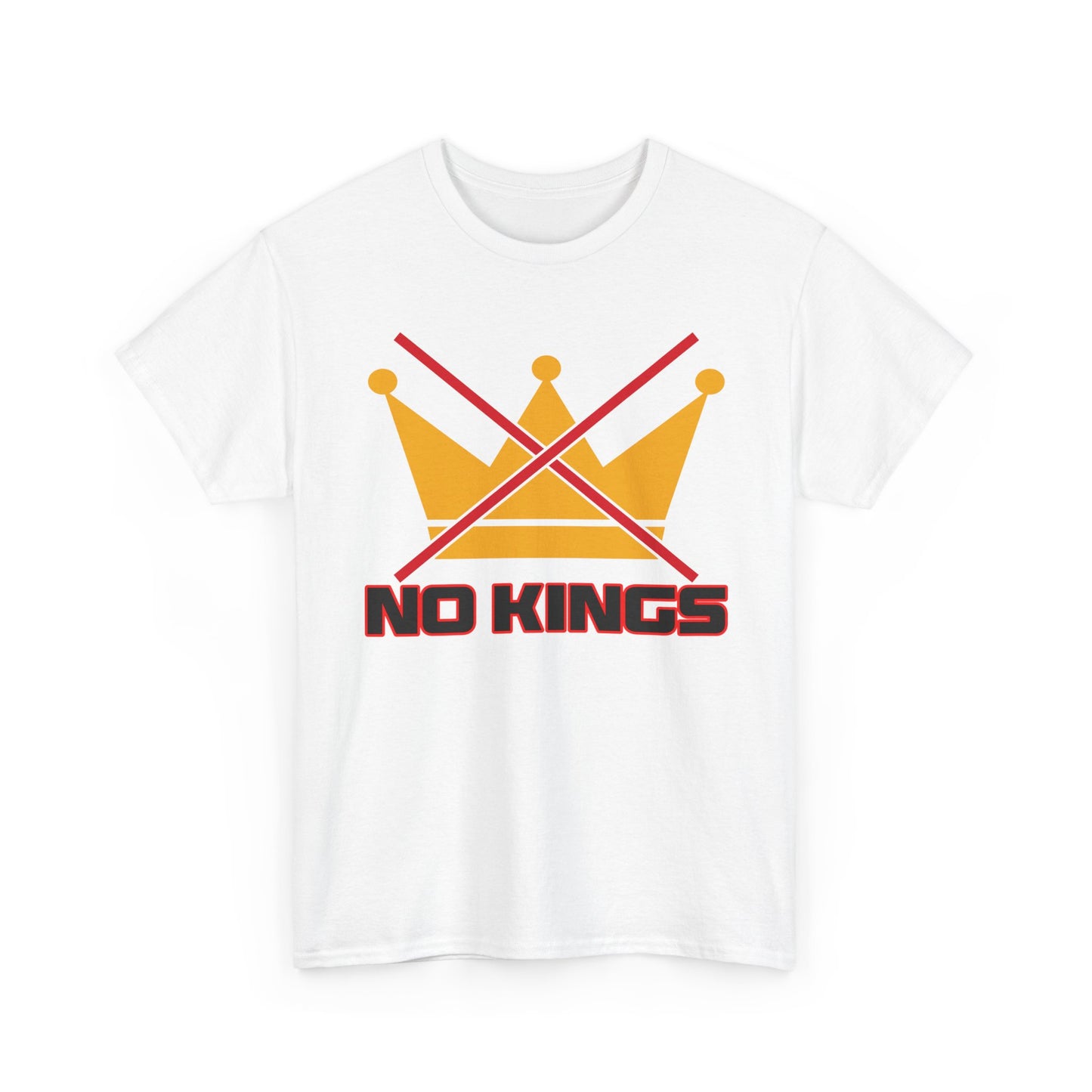 No Kings Unisex Tee - Graphic Printed T-Shirt