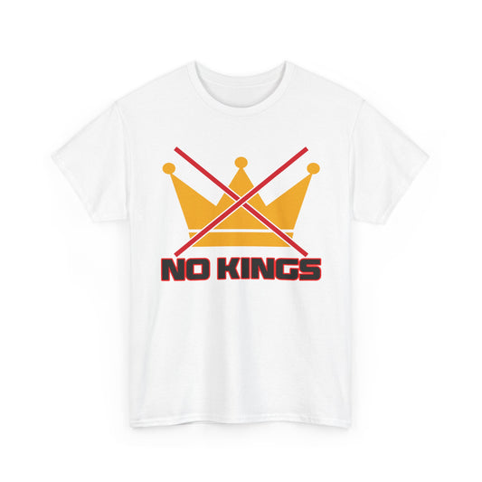 No Kings Unisex Tee - Graphic Printed T-Shirt