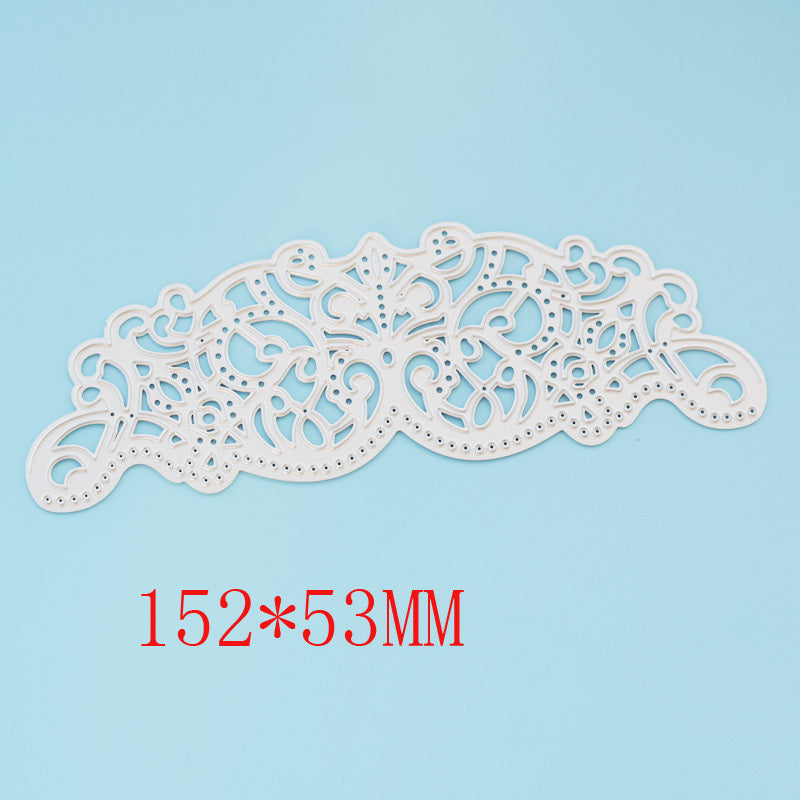 Lace cutting die scrapbook embossing