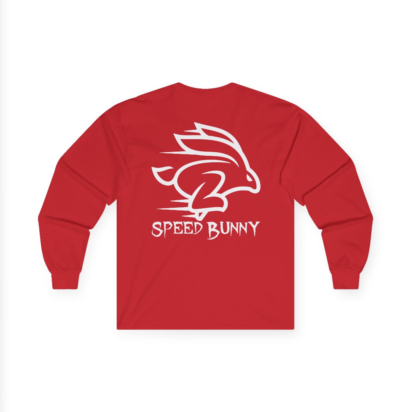 Speed Bunny, Rad Moto Bunny, Unisex Long Sleeve Tee - Bold Graphic T-Shirt for Motorcycle Enthusiasts