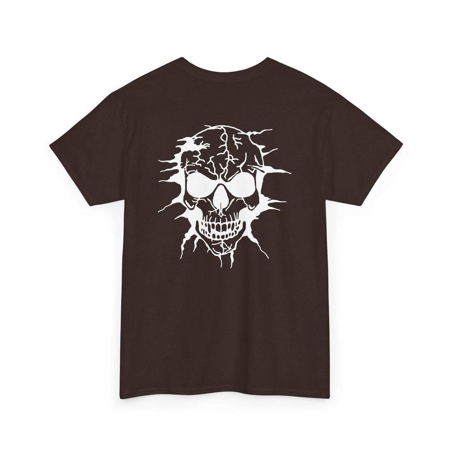 Breakout Skull, Rad Moto Bunny, Heavy Cotton T-Shirt