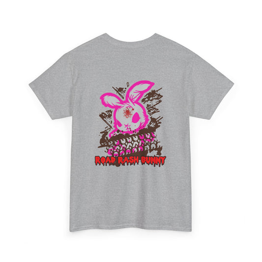 Road Rash Bunny, Rad Moto Bunny, Heavy Cotton T-Shirt