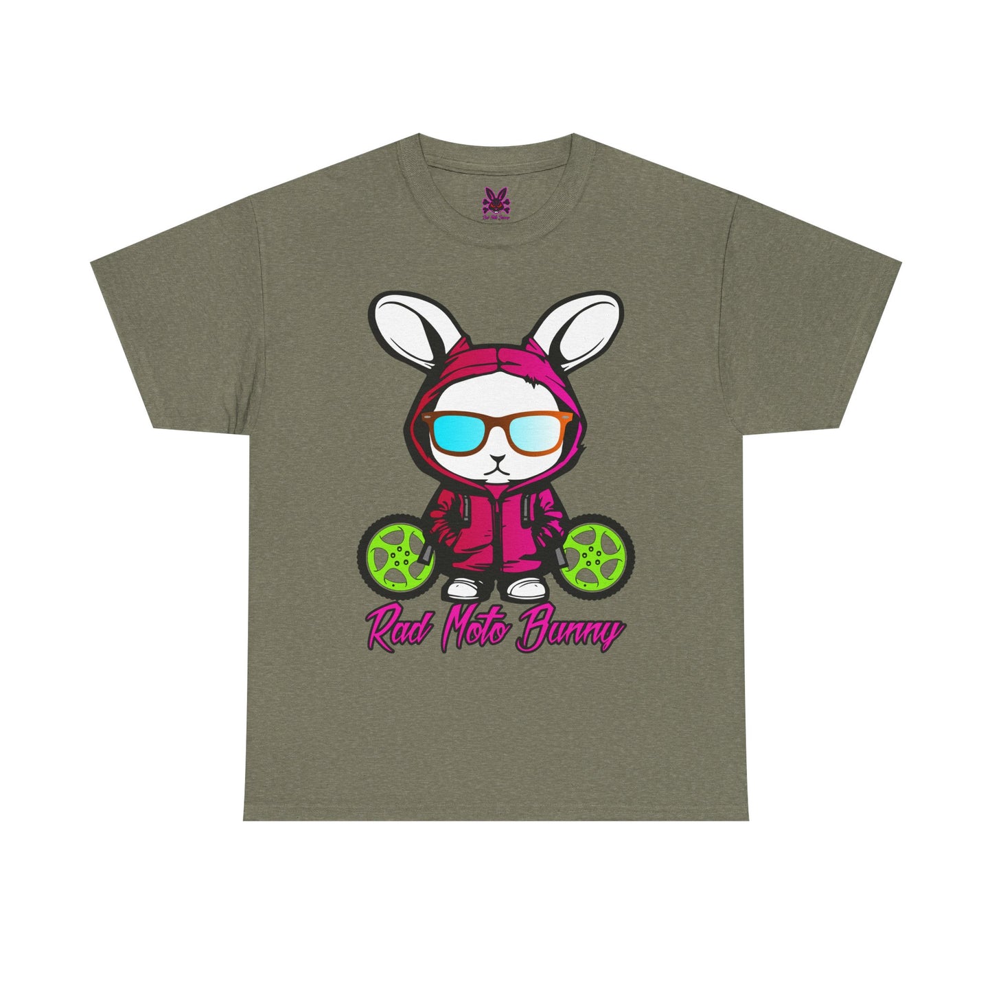 Rad Moto Bunny, Heavy Cotton T-Shirt