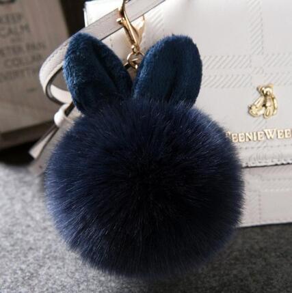 Fur Bunny Keychain