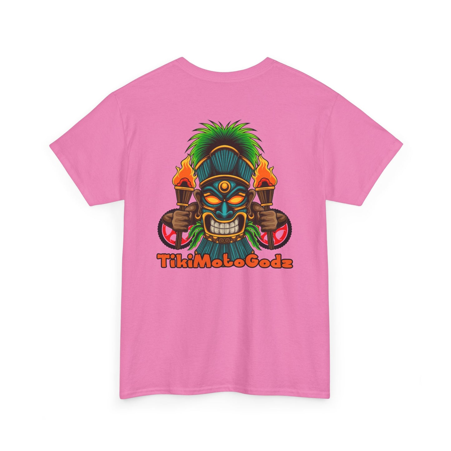 Tiki Moto Godz. Heavy Cotton T-Shirt