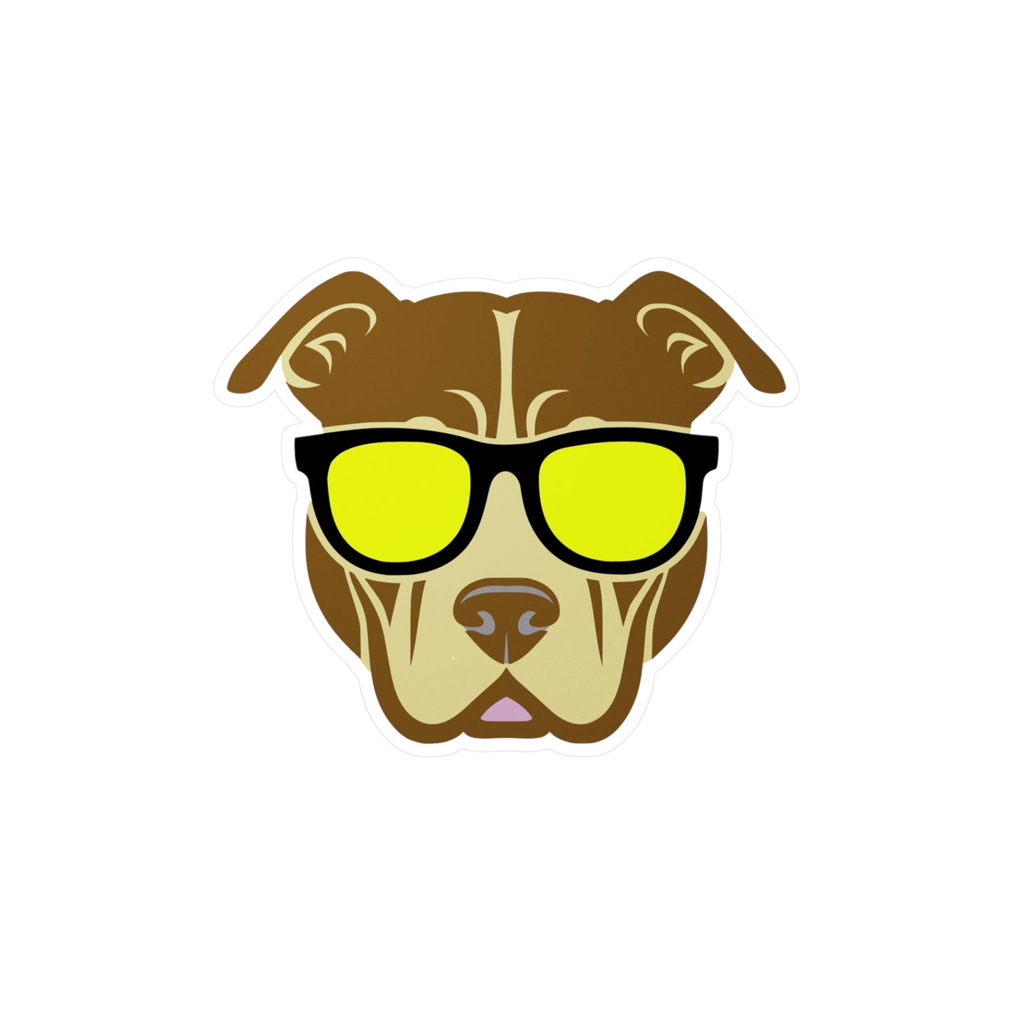 Kewl Dog. Kiss-Cut Vinyl Sticker