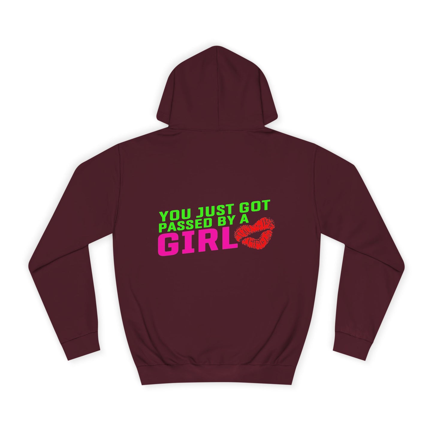 You just got passed by a Girl, Rad Moto Bunny, Unisex Hoodie - Biker Style Sweatshirt for Motorcycle Enthusiasts
