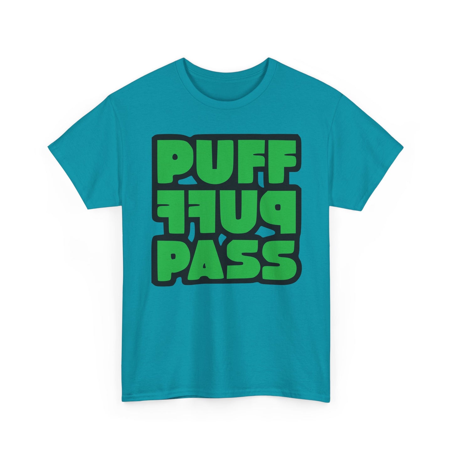 Puff Puff Pass Tee - Unisex Heavy Cotton T-Shirt