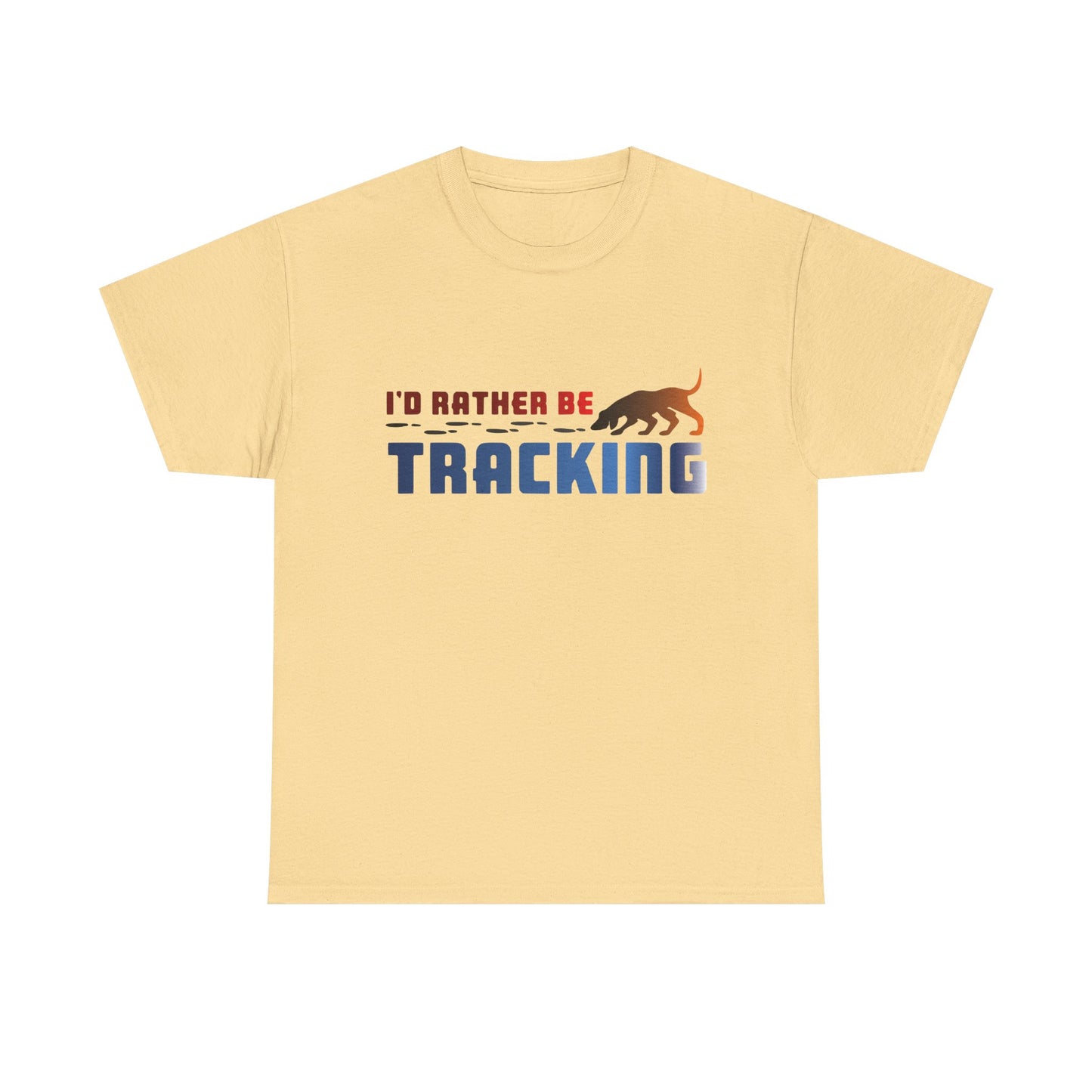 I'D Rather be Tracking. Heavy Cotton T-Shirt