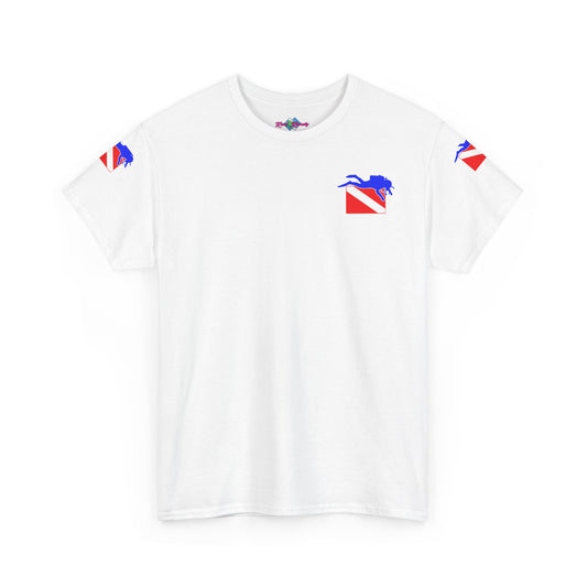 Scuba Diver. Heavy Cotton T-Shirt