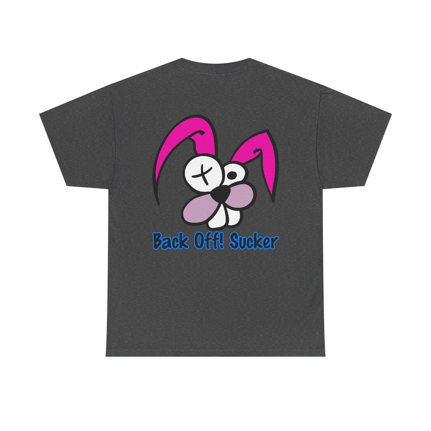 Back Off Sucker Bunny, Rad Moto Bunny, Heavy Cotton T-Shirt
