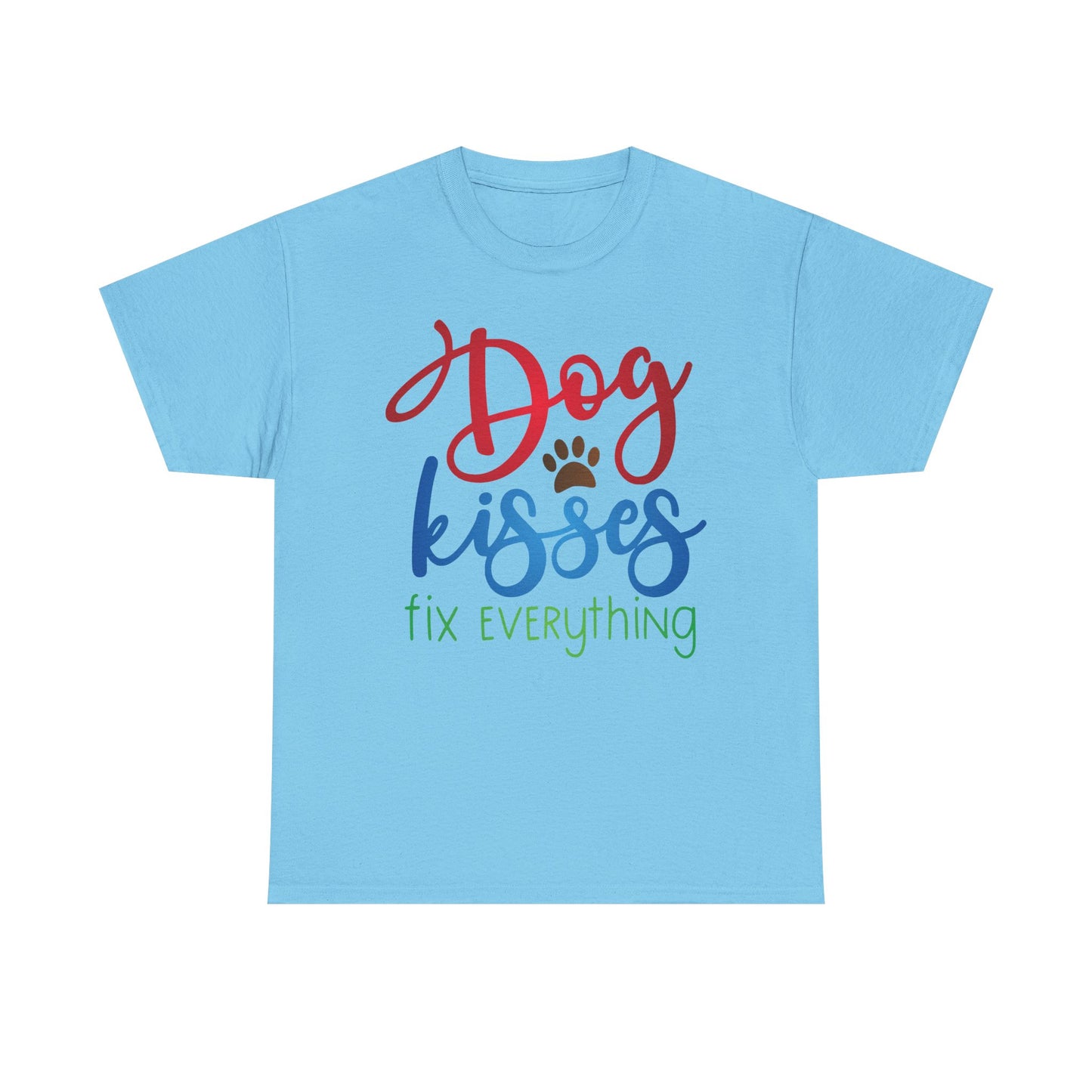 Dog Kisses. Heavy Cotton T-Shirt