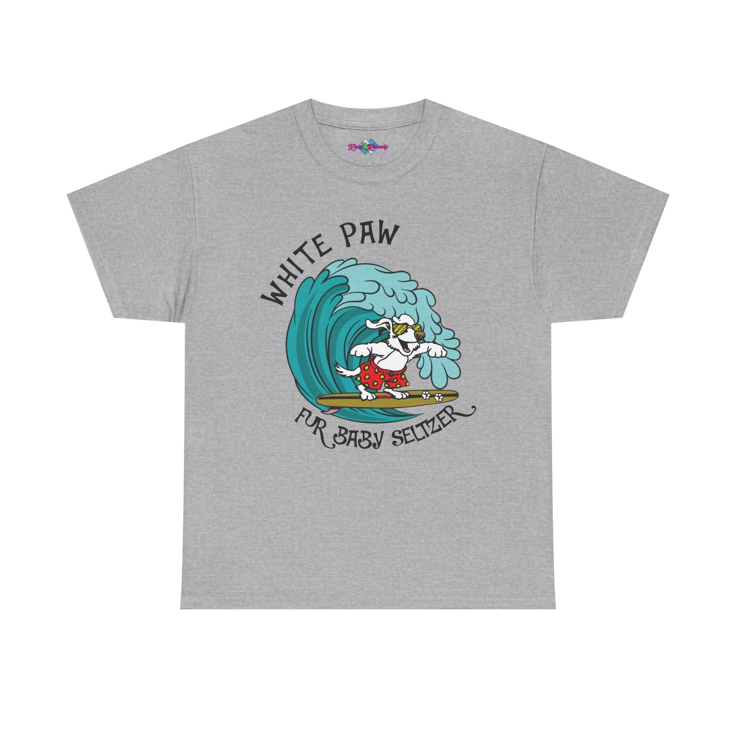 White Paw. Heavy Cotton T-Shirt