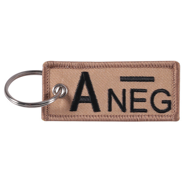 Blood Type Keychain
