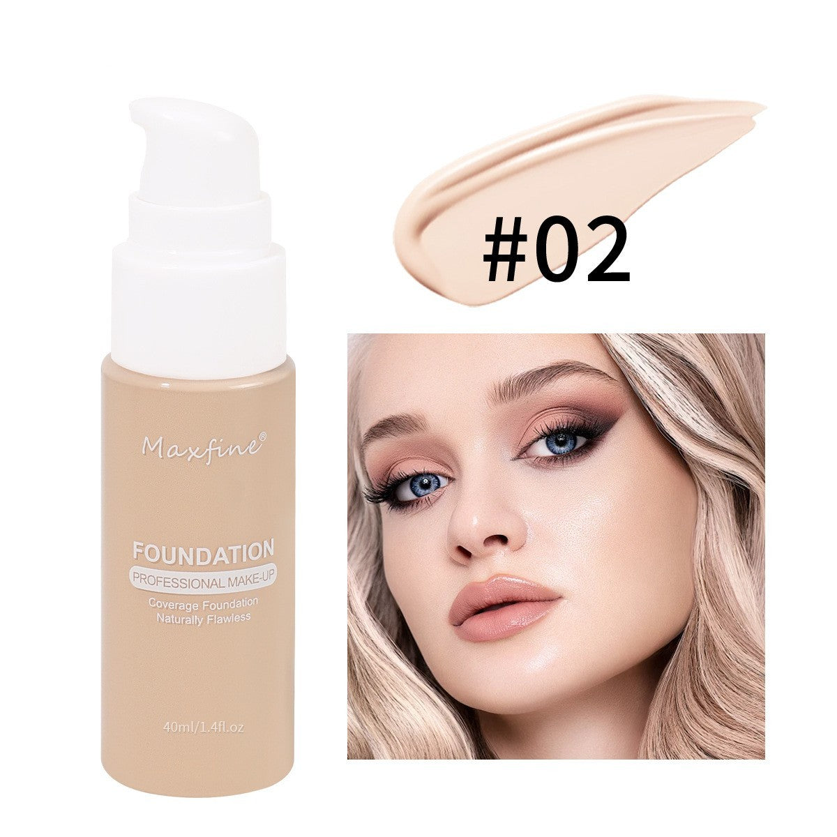 12 Color Waterproof Liquid Foundation