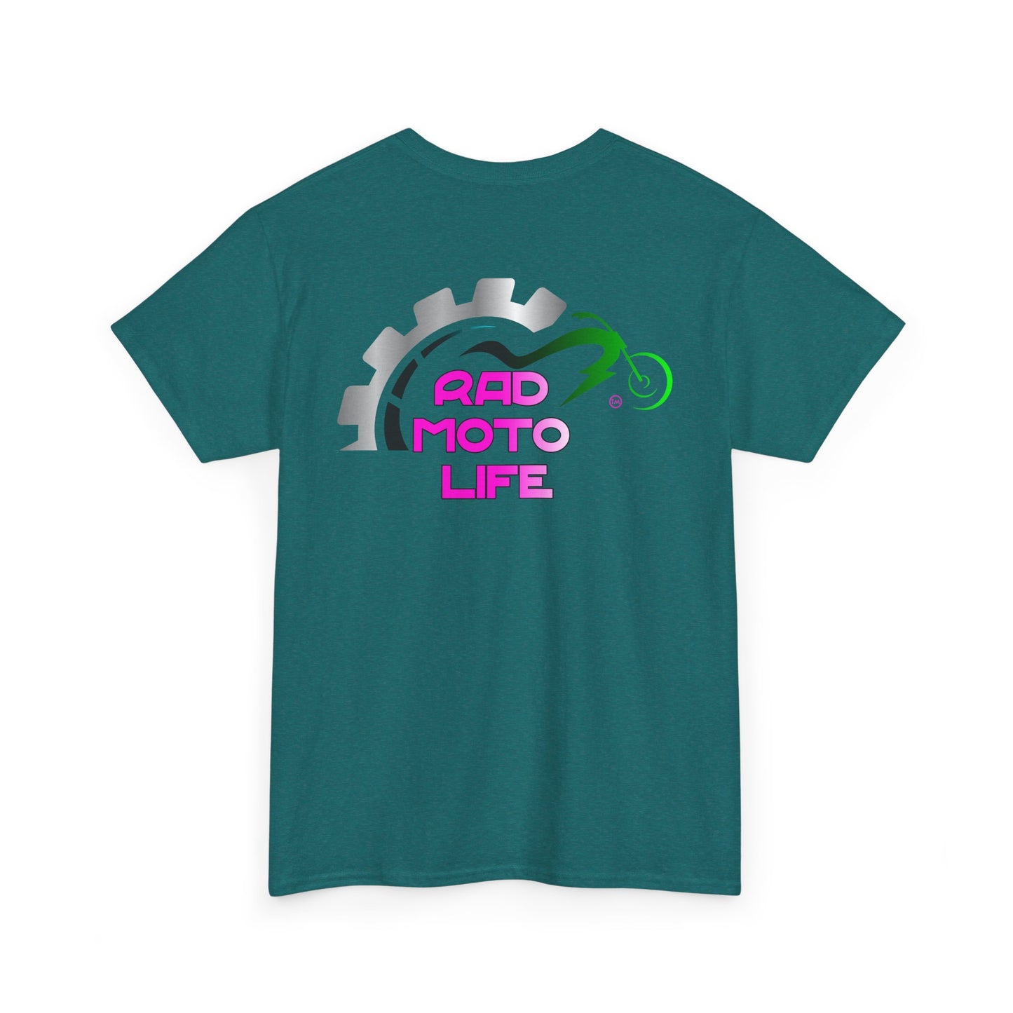 Geared, Rad Moto Life, Heavy Cotton T-Shirt
