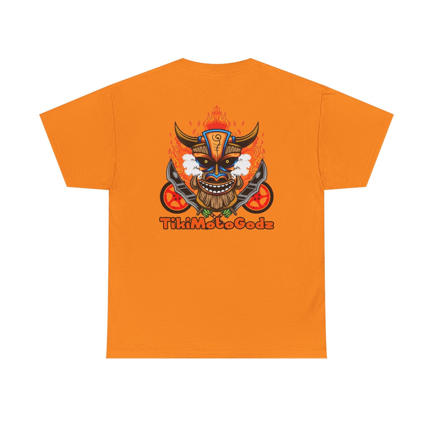 Tiki Moto Godz. Heavy Cotton T-Shirt
