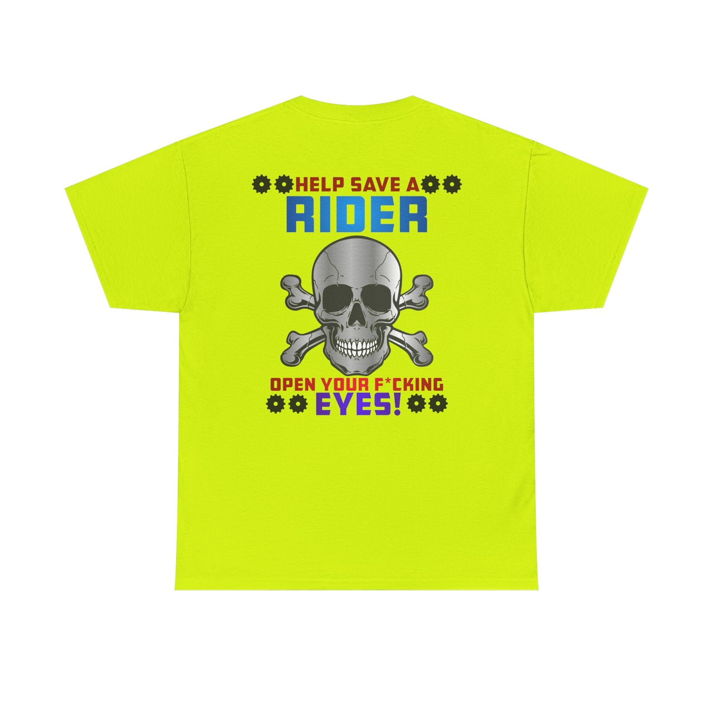 Help Save a Rider, Rad Moto Life, Heavy Cotton T-Shirt