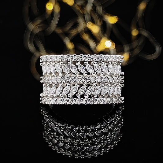 Women's Micro Inlaid Zircon Bracelet Ring