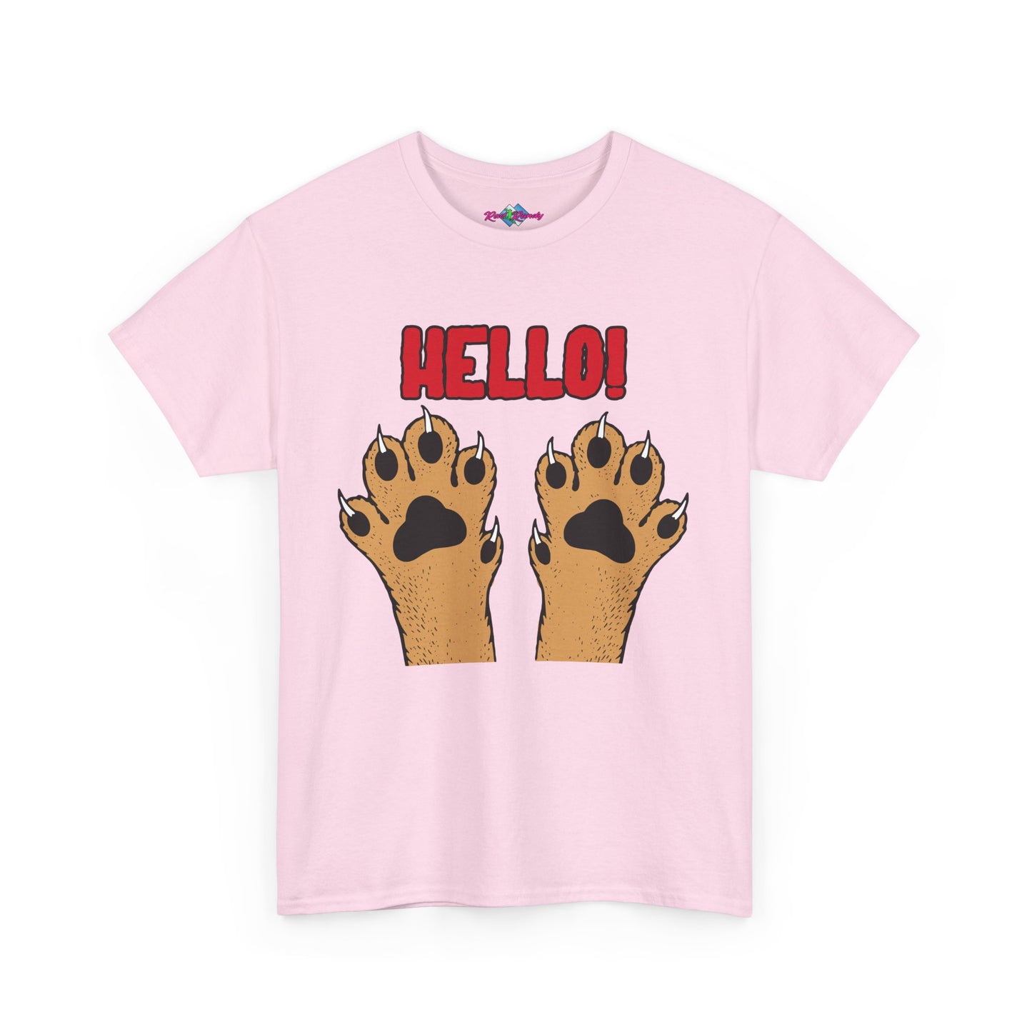 Hello Paws. Heavy Cotton T-Shirt