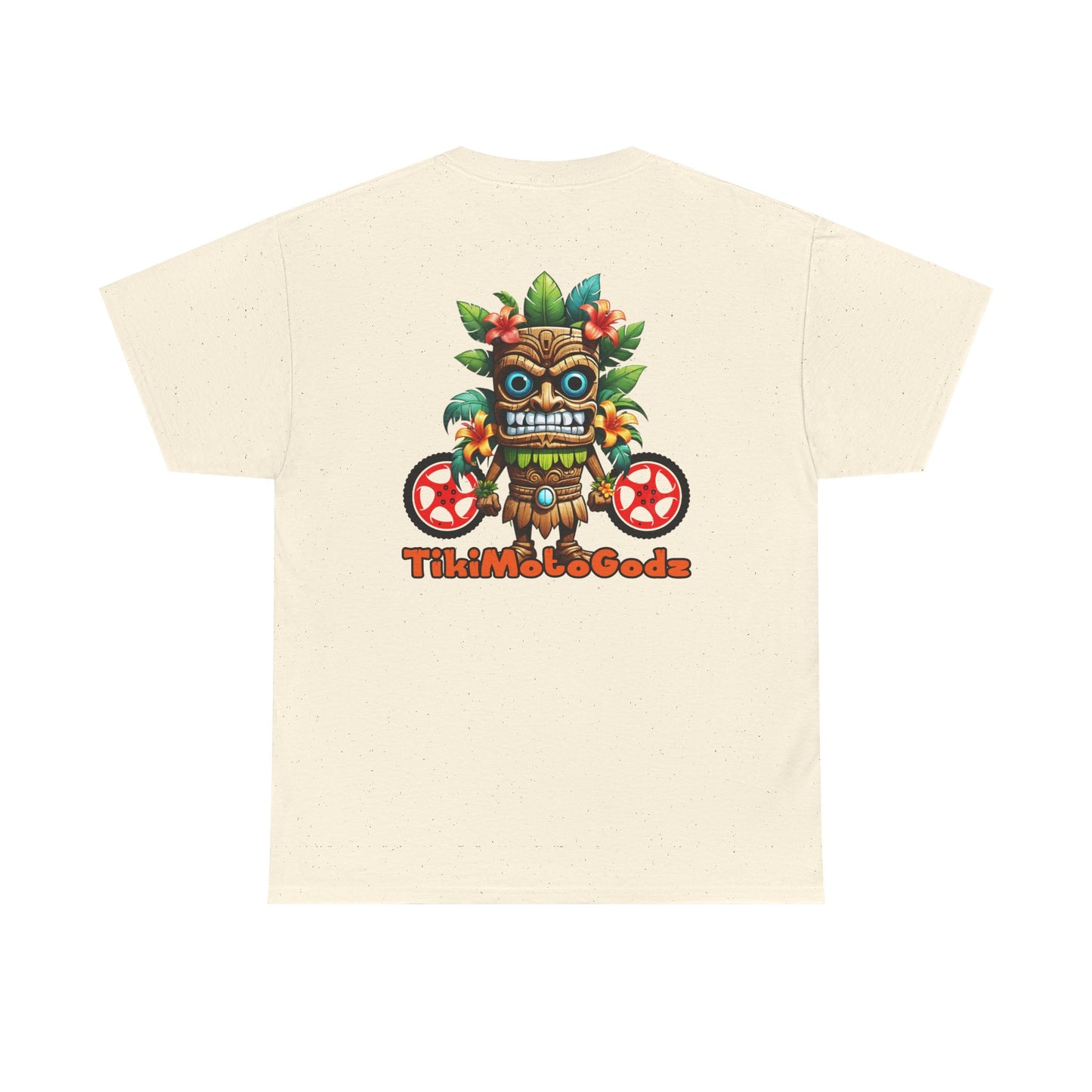 Tiki Moto Godz. Heavy Cotton T-Shirt