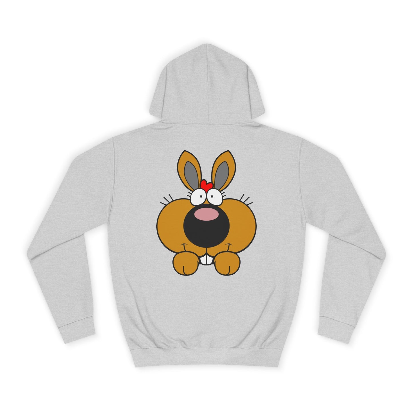 Love Bunny, Rad Moto Bunny, Unisex Hoodie - Biker Style Sweatshirt for Motorcycle Enthusiasts
