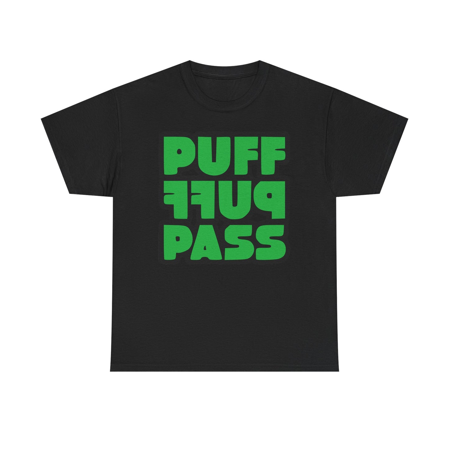Puff Puff Pass Tee - Unisex Heavy Cotton T-Shirt