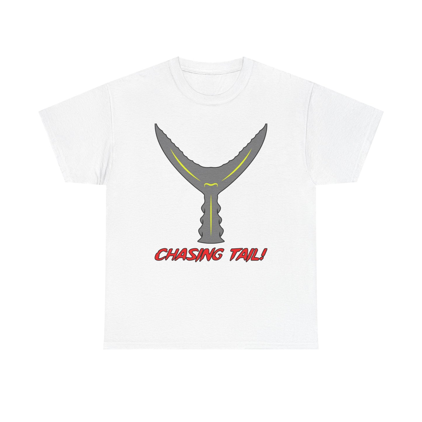 Chasing Tail. Heavy Cotton T-Shirt