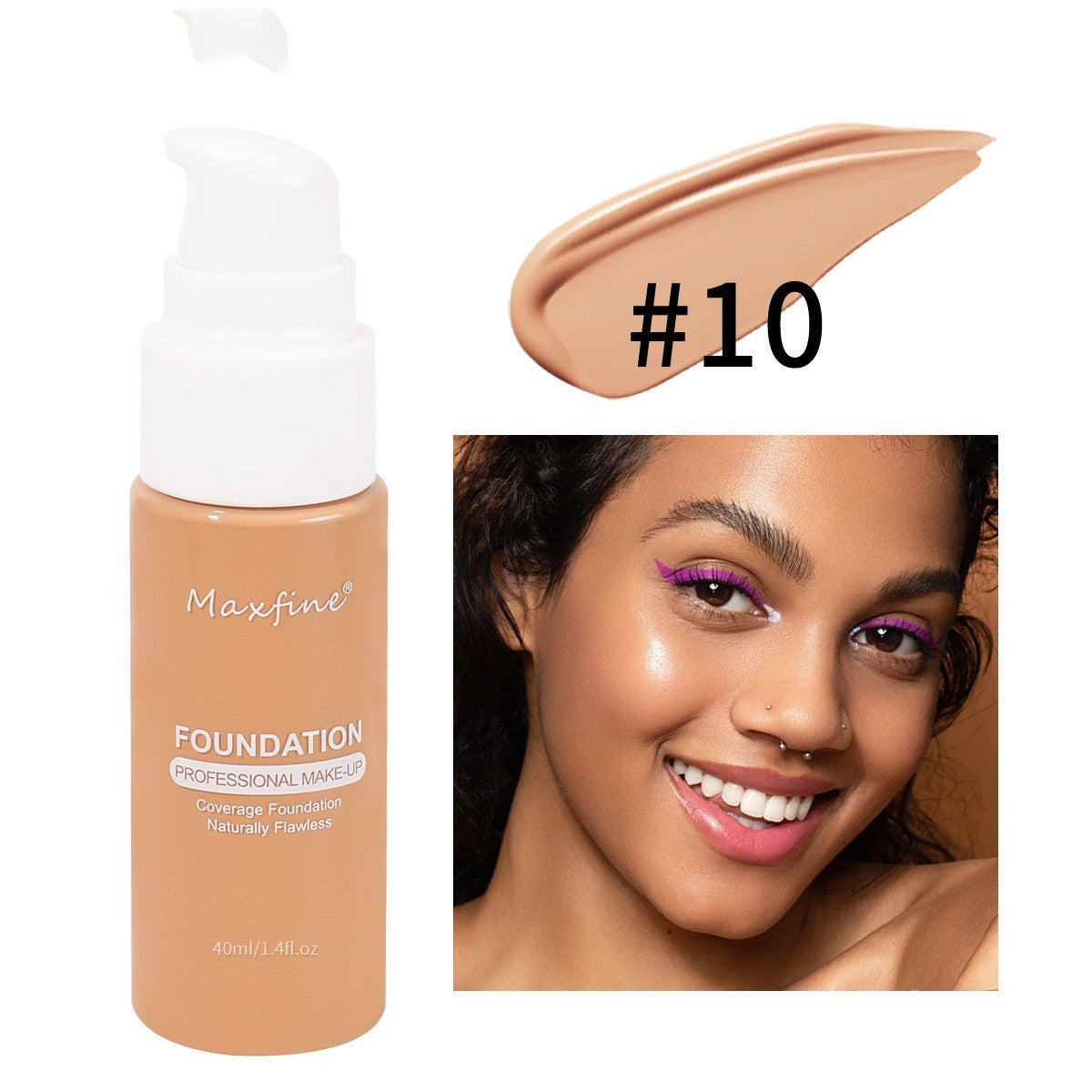 12 Color Waterproof Liquid Foundation
