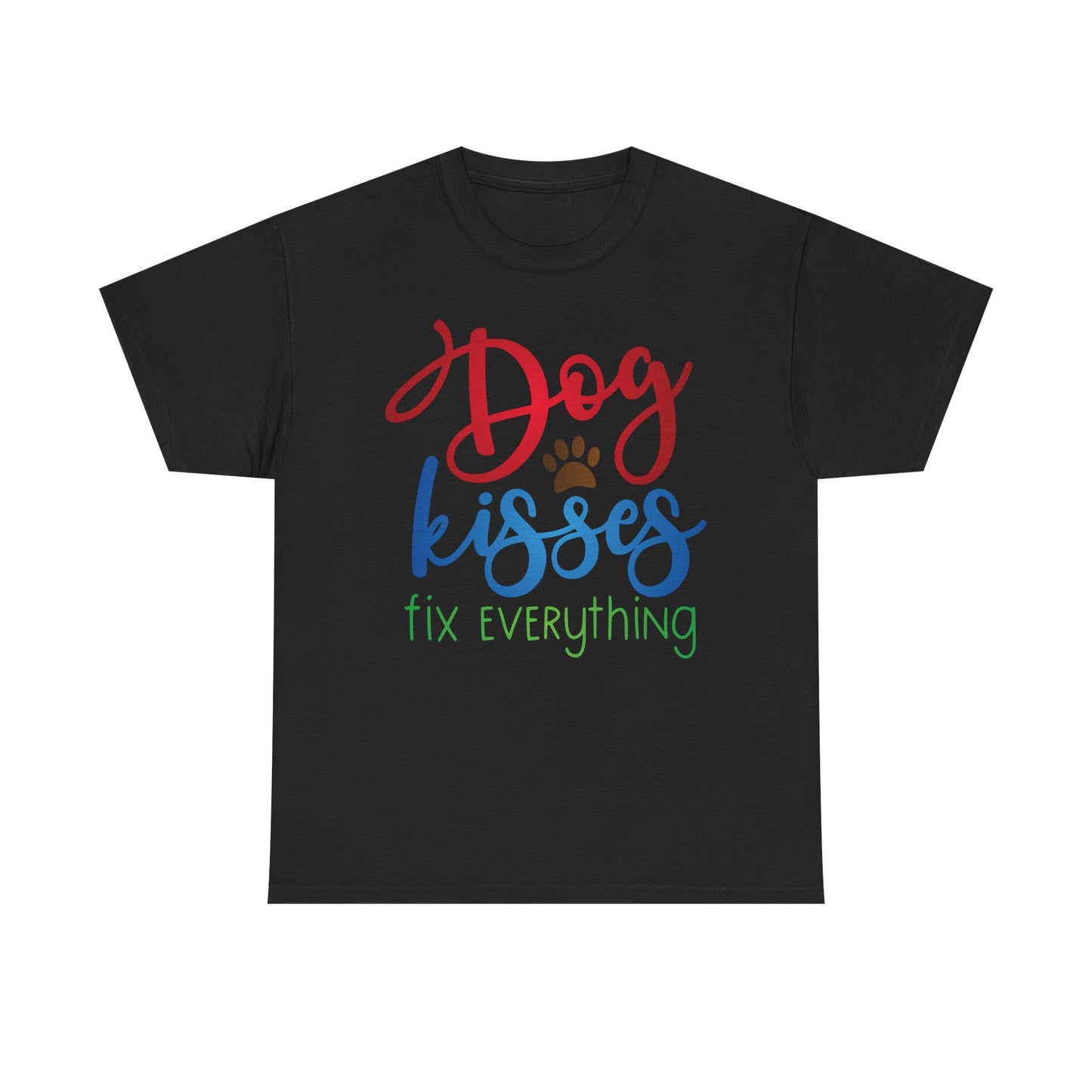 Dog Kisses. Heavy Cotton T-Shirt