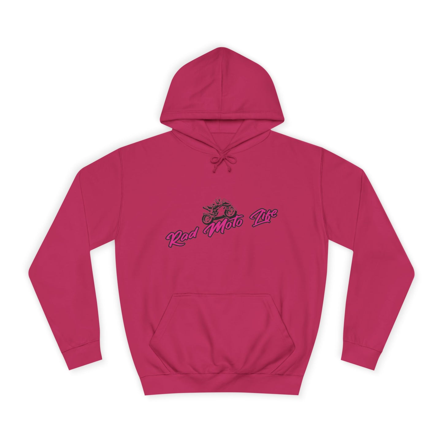 Life Behind Bars, Rad Moto Life Unisex Hoodie - Biker Style Sweatshirt for Motorcycle Enthusiasts