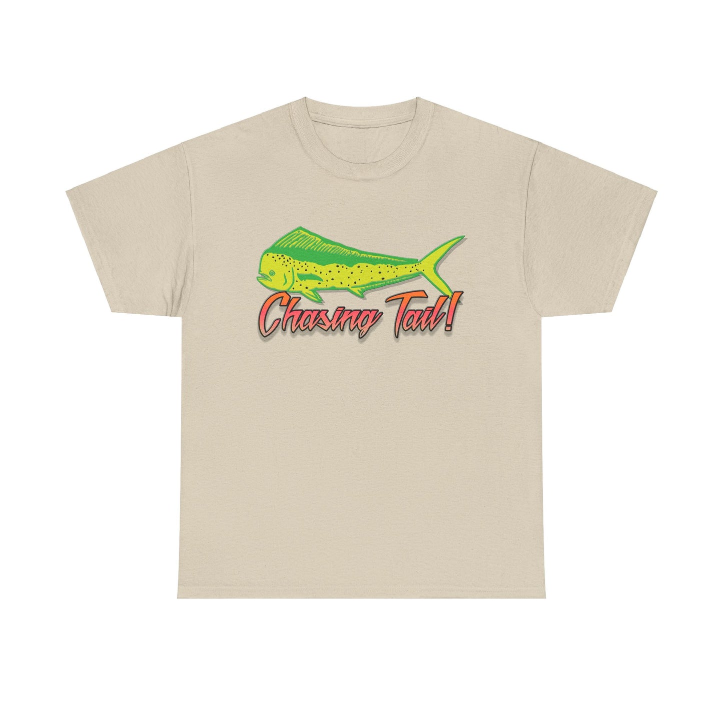 Chasing Tail Dorado. Heavy Cotton T-Shirt