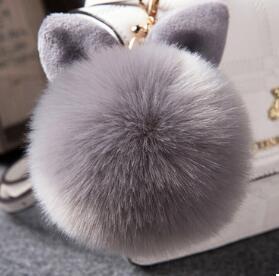 Fur Bunny Keychain