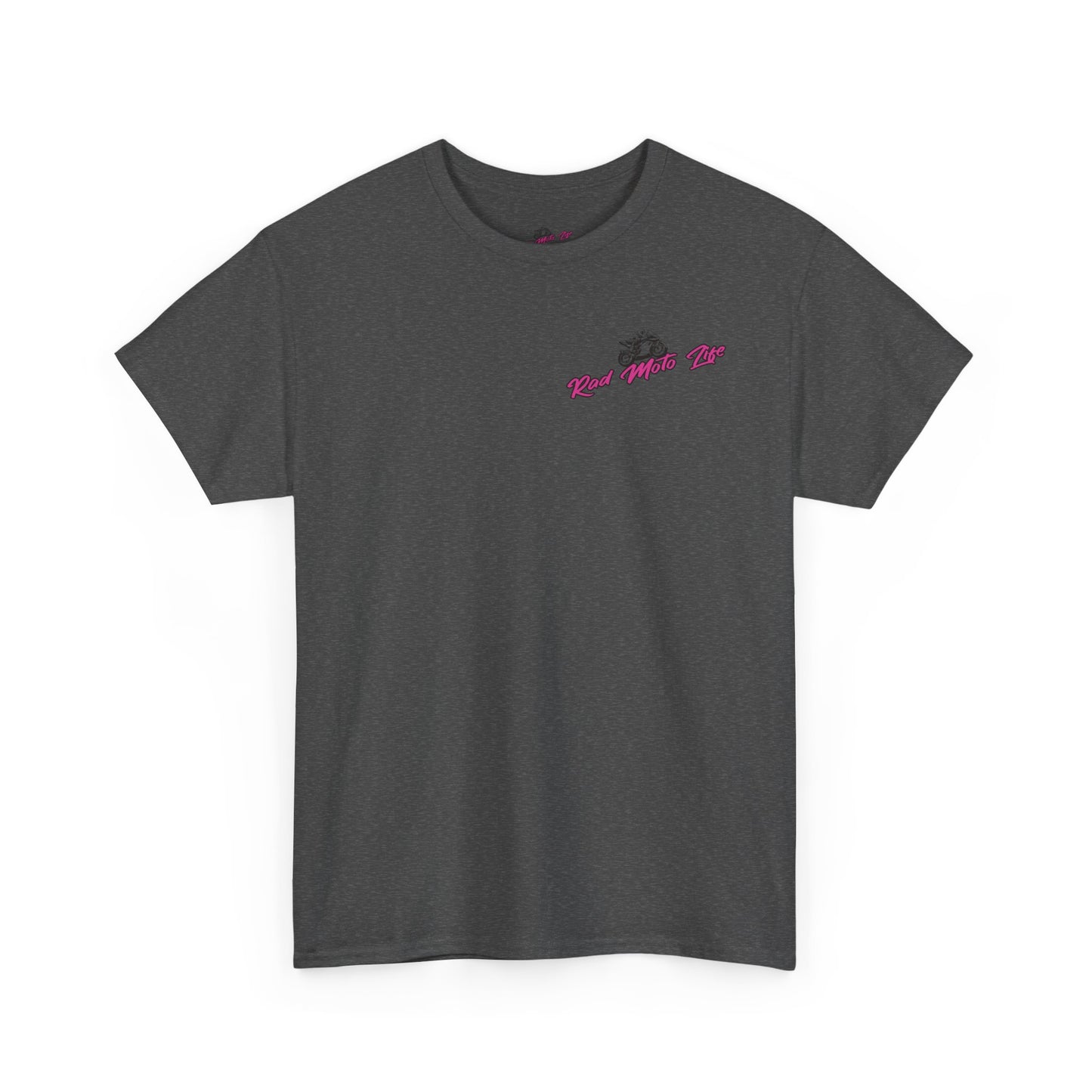 Positive Vibes Only, Rad Moto Life, Heavy Cotton T-Shirt