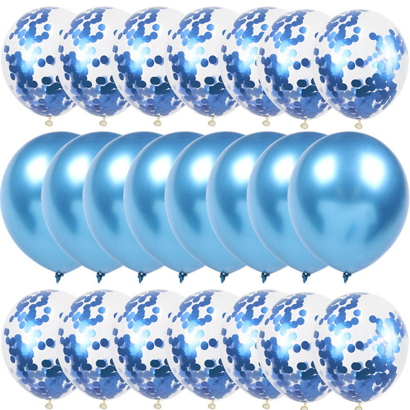 Sequined metalalic balloon