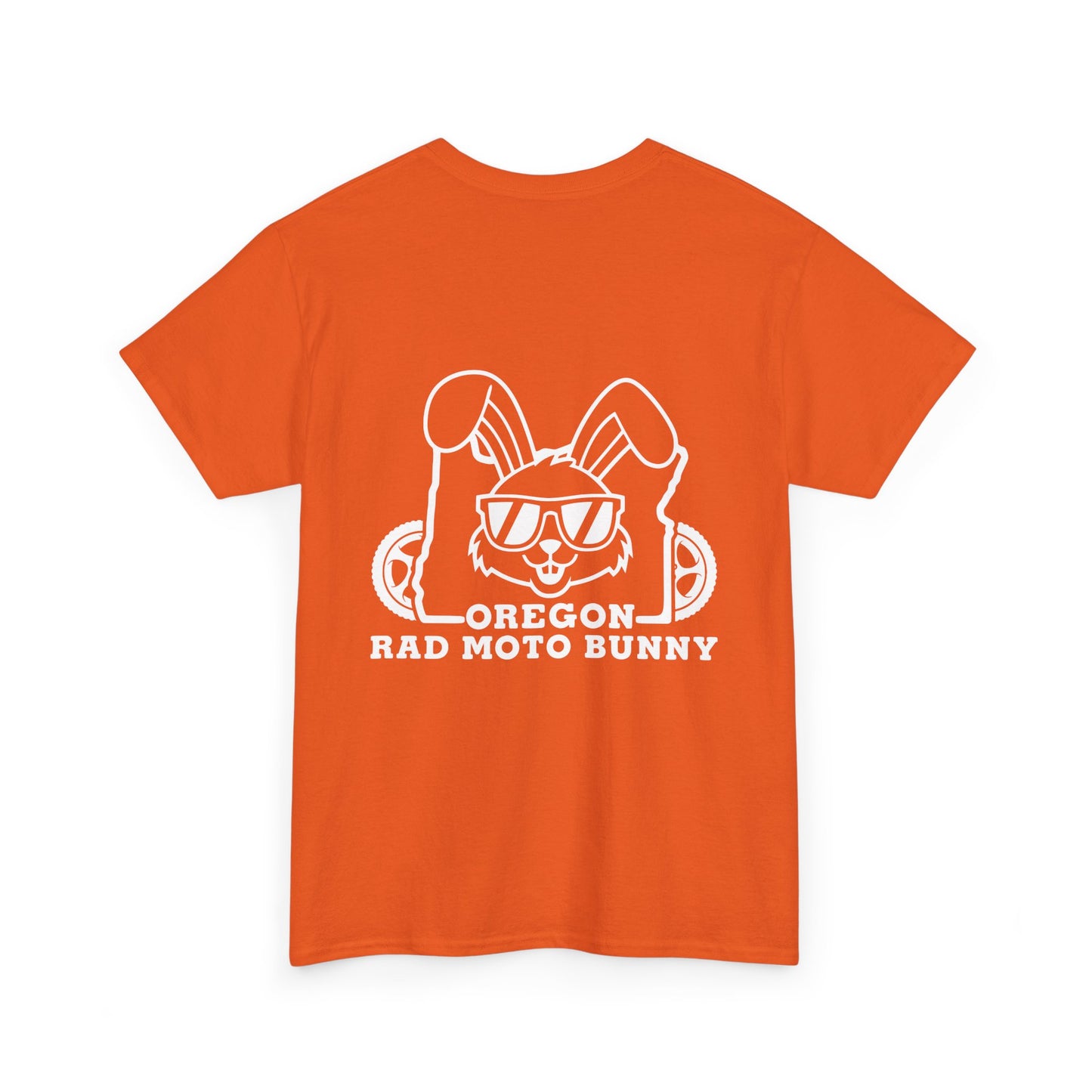 Oregon Rad Moto Bunny, Rad Moto Bunny, Heavy Cotton T-Shirt