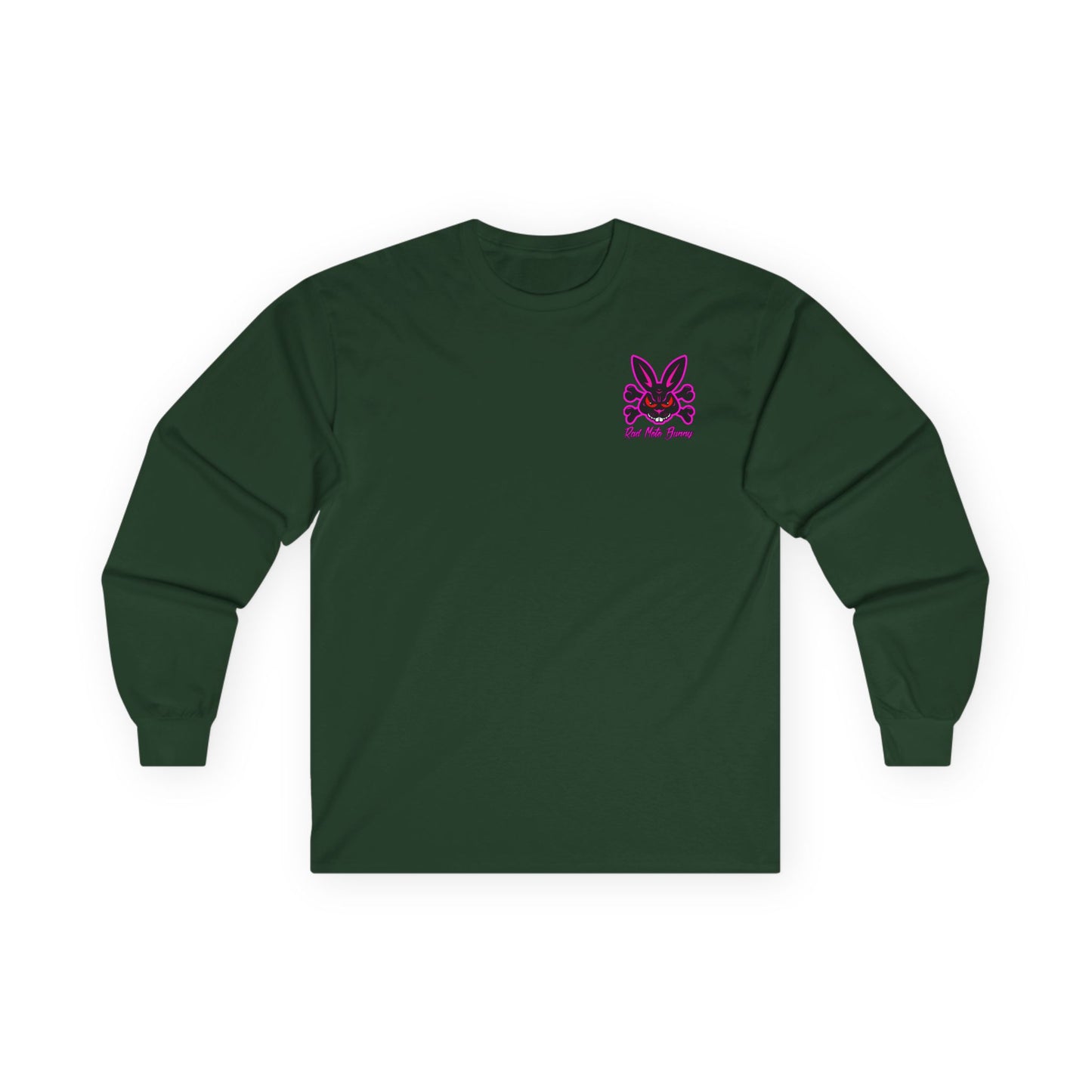 Kung Fu Bunny, Rad Moto Bunny, Unisex Long Sleeve Tee - Bold Graphic T-Shirt for Motorcycle Enthusiasts