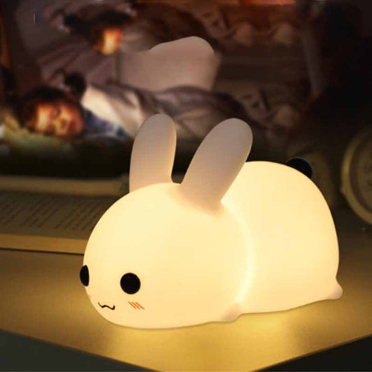 Silicone Rabbit LED Night Light. USB Rechargeable