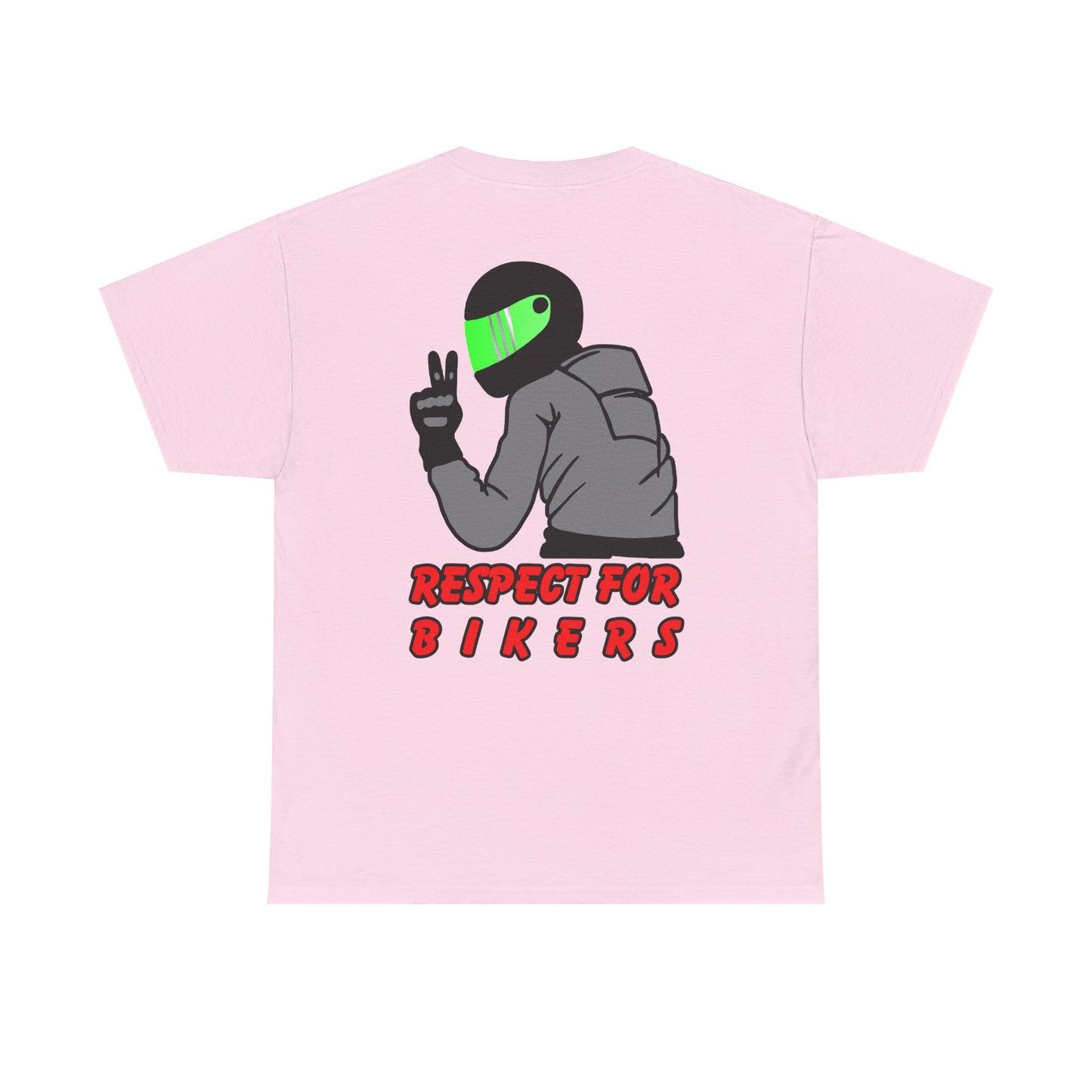 Respect for Bikers, Rad Moto Bunny, Heavy Cotton T-Shirt