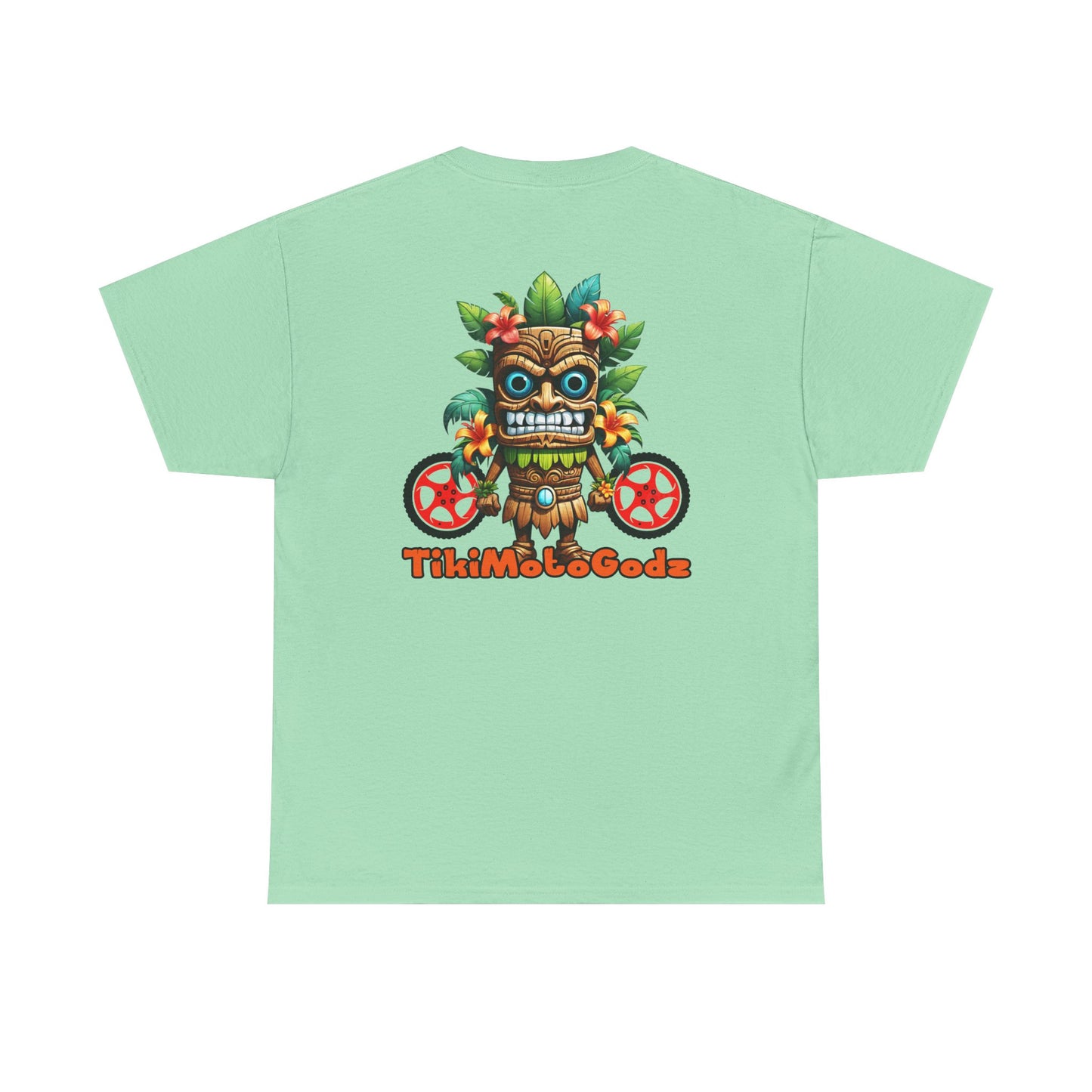 Tiki Moto Godz. Heavy Cotton T-Shirt