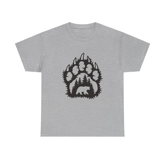 Bear Paw. Heavy Cotton T-Shirt