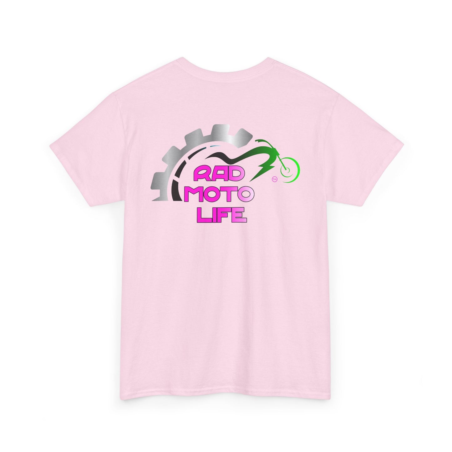 Geared, Rad Moto Life, Heavy Cotton T-Shirt