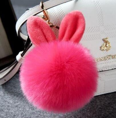 Fur Bunny Keychain