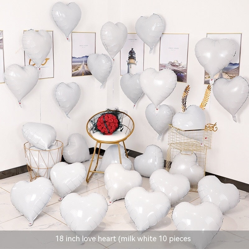 Heart-shaped Aluminum Balloon
